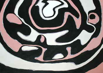 Abstrakcja Obraz do nowoczesnego wnętrza Fale 1 80x60 cm
