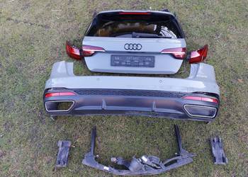Audi A4 B9 LIFT Kombi KOMPLETNY tył Zderzak Lampy Klapa Belka Hak LY7C