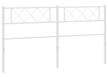 Metalowe wezgłowie białe 200 cm WM-372364