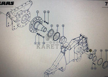 CLAAS 00 0750 424 0/00 0750 428 0/Claas tulejka/Claas Lexion 580 465 560-5…