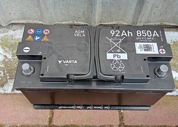 Akumulator Varta agm 92ah 850a start stop nowy