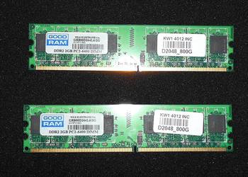 Pamięć RAM Goodram DDR2 - 2GB PC2 - 6400 DIMM x2