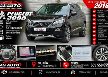 Peugeot 3008 1.5HDi 130KM Allure/Virtual/LED/Pod.Fotele/Półskóry/Navi/Alu/…