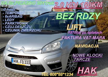 Citroën C4 Grand Picasso 2.0 HDi 150KM _Gwarancja_ 7 Foteli -Serwis