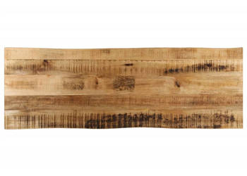 Blat stołu z naturalną krawędzią 140x40x25 cm drewno mango WM-370663