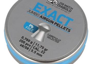 Śrut JSB Diabolo Jumbo Exact Lead Free 5.5mm, 200szt (1006-0