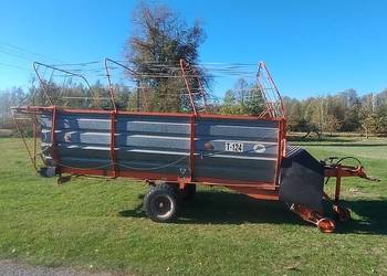 Przyczepa samozbierająca + dmuchawa garażowane