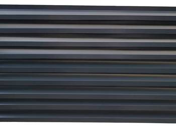 Ogrodzenie przęsło aluminiowe żaluzja dł. 2m wysokość 1m  RAL7016 Producent