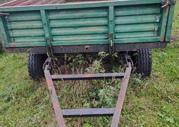 Przyczepa rolnicza bez rejestracji