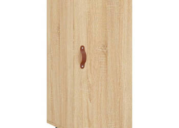 Szafka dąb sonoma 345x34x90 cm materiał drewnopochodny WM-828511