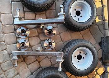 Zawieszenie Tandem z kołami do przyczepki ATV Quada lub traktorka.