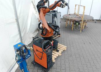 Stanowisko spawalnicze z robotem KUKA spawarka KEMPPI ABICOR BINZEL