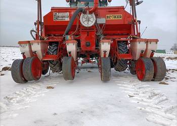 Siewnik do kukurydzy Becker aeromat 6 rzędowy z dozownikiem nawozu