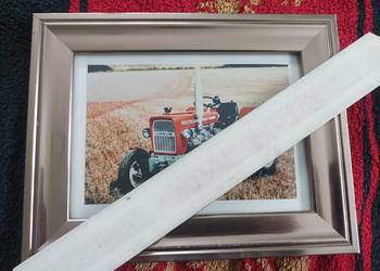 Obrazek zdjęcie z ciągnikiem Ursus C 335 pamiątka oryginał