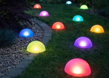 Lampa Solarna Hemi RGB IP44