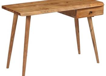 vidaXL Biurko z litego drewna akacjowego, 110 x 50 x 76 cm(SKU:245666)