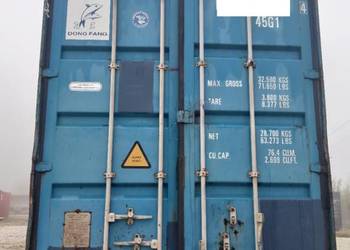 40HC / Kontenery 12 metrowe używane.