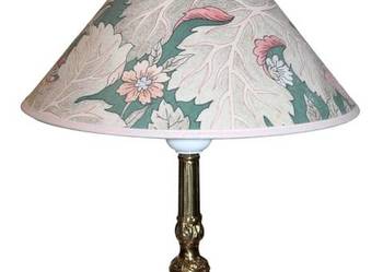 Lampka mosiężna z abażurem nr 85