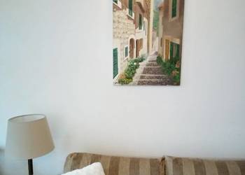 uliczka włoska obraz olejny 50X70