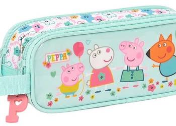 Piórnik 2 Przegrody Świnka Peppa Pig Saszetka