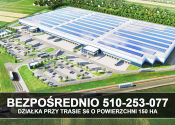 Działka 150 ha Godętowo gm. Łęczyce przy trasie S6
