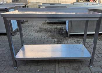 Stół Gastronomiczny Z Półką 130/60/85 cm - M.1536 N