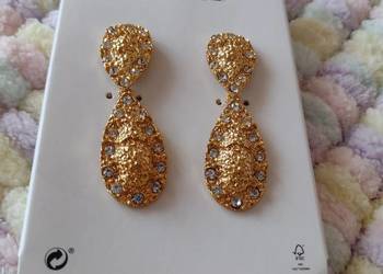 ZARA/ Wytworne, bogato zdobione kolczyki z Madrytu/NOWE