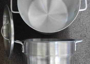 Garnek z wkładem i pokrywką aluminiowy 13l
