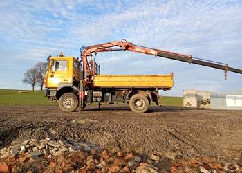 Man 4x4 hds żuraw fe 310 a   pilot  sterowanie radiowe wywrotka