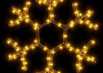 vidaXL Świąteczna dekoracja płatek śniegu 72 LED(SKU:343294)