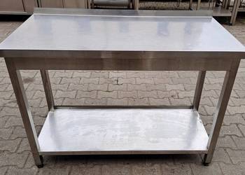 STÓŁ GASTRONOMICZNY Z PÓŁKĄ - 120/60/85 CM - M.937.N