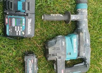 Młot udarowy wyburzeniowy Makita XGT 40V  HM001G + bateria 4Ah 40V ładowark