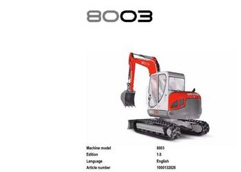 Wacker Neuson 8003 instrukcja obsługi, naprawy PL