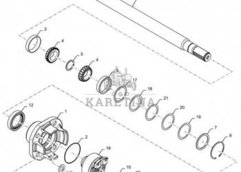 New Holland T6090 T6070 Jarzmo 258855A1