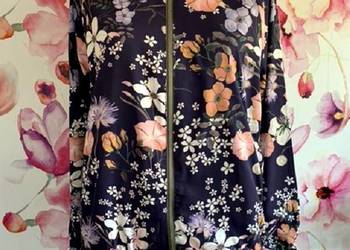 gina tricot kurtka bomberka dwustronna kwiaty khaki roz.34 gina tricot kurtka bomberka dwustronna kwiaty khaki roz.34