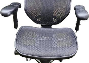 Fotel ergonomiczny SIHOO M57 / Mark Adler Expert - mesh - zagłówek - alumin