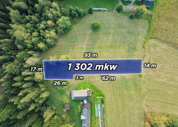 Nowy Targ - OS.SZUFL | Działka budowlana 1302 m² MPZP