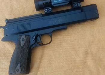Pistolet wiatrówka Weihrauch HW45, kolimator Walther, stary model 2 naciagi