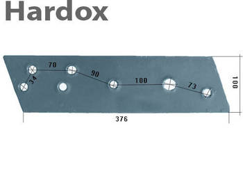 Płoza krótka HARDOX 8903501/L części do pługa VOGEL NOOT