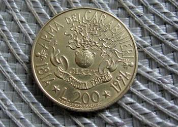 Włochy 200 Lirów 1994r - Karabinierzy