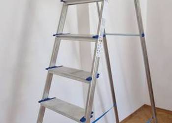 Drabina Drabex 1107 7 stopni + podest wysokość robocza 2,5m