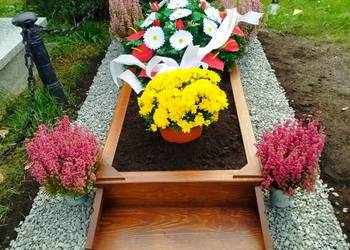 Obramowanie na grób, Cmentarz Jerzmanów, Gosławicka, Krzelowska, Wrocław