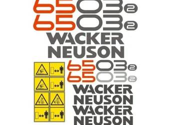 Naklejki oklejenie naklejka - WACKER NEUSON 6503 Zamiennik