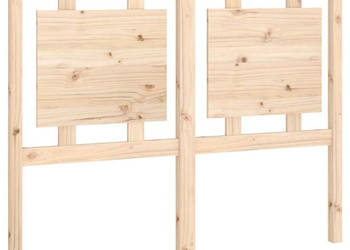 Wezgłowie łóżka 1255x4x100 cm lite drewno sosnowe WM-817930