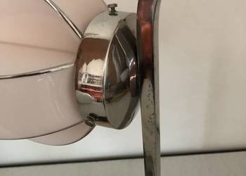 Lampka Art Deco klosz jasnoróżowy