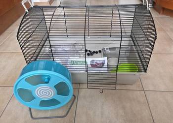 Klatka dla gryzonia z wyposażeniem