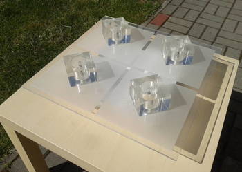 lampa sufitowa LED +pilot  wielkolorowa