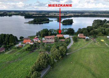Super Okazja! Mazury, mieszkanie nad brzegiem jeziora.