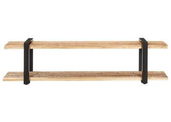 Szafka pod TV 160x40x40 cm lite surowe drewno mango WM-320497