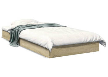 Łóżko bez materaca dąb sonoma 75x190 cm WM-842079